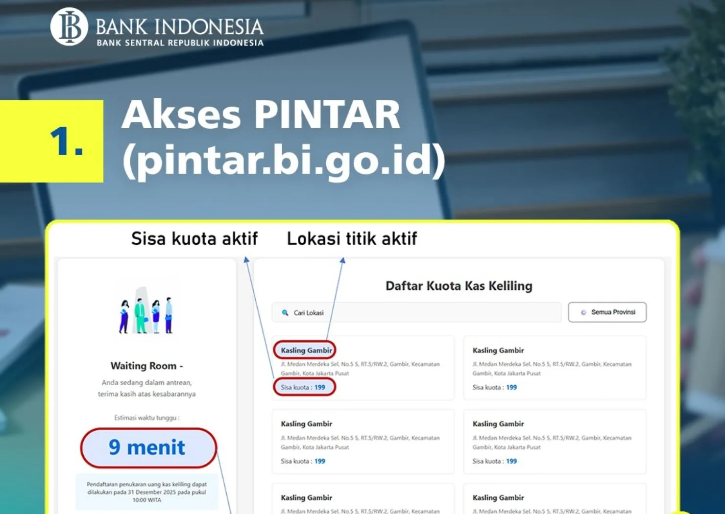 Tukar Uang Baru di pintar.bi.go.id